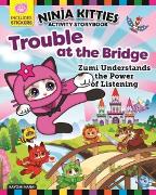 Vorderes Coverbild Ninja Kitties Trouble at the Bridge Activity Storybook