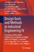 Design Tools and Methods in Industrial Engineering IV