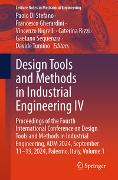 Design Tools and Methods in Industrial Engineering IV