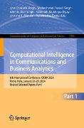 Computational Intelligence in Communications and Business Analytics