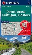 KOMPASS Wanderkarte 113 Davos, Arosa, Prättigau, Klosters 1:40.000