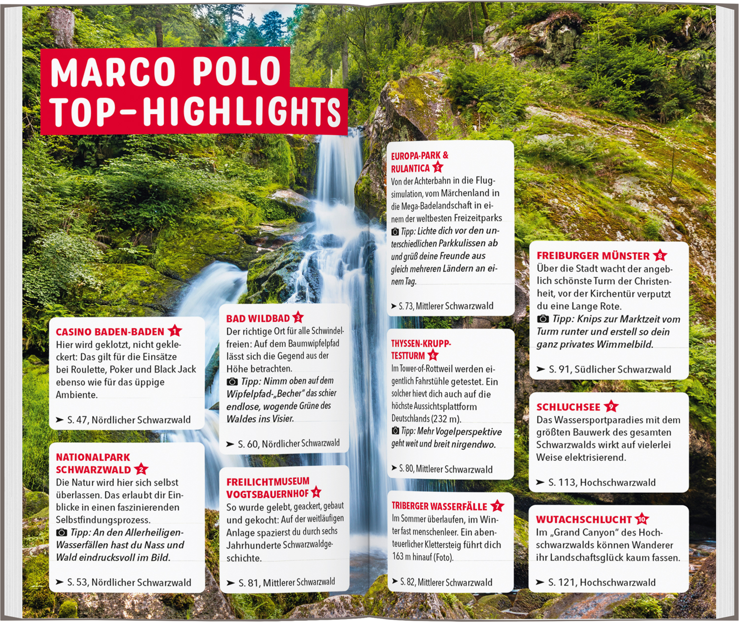 Beispielinhalt (Bild) MARCO POLO Reiseführer Schwarzwald