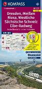 KOMPASS Fahrradkarte 3371 Dresden, Meißen, Westliche Sächsische Schweiz 1:70.000