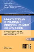 Advanced Research in Technologies, Information, Innovation and Sustainability