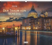 Vorderes Coverbild Der Traum von Venedig 2026 – Wandkalender 60,0 x 50,0 cm – Spiralbindung