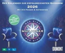 Wer wird Millionär 2026 Tagesabreißkalender - 14.5x11,8 - Rätselkalender - Knobelkalender - Tischkalender