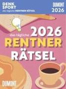 Rentnerrätsel 2026 - Tagesabreißkalender - 11,8x15,9 - Rentnerkalender - Rentnerrätsel - Rätselkalender