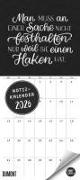 Funny Quotes Notizkalender 2026 – Typo-Planer – Format 22 x 49,5 cm