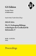 GI Edition Proceedings Band 356 "DELFI 2024"