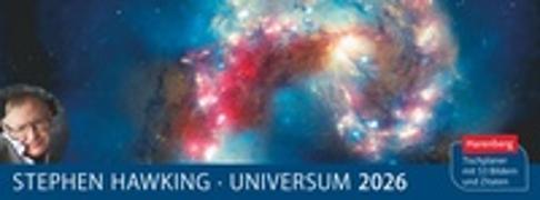 Stephen Hawking Universum Premium-Tischplaner 2026 - Wochenkalender mit 53 Bildern und Zitaten