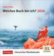 Welches Buch bin ich? Premium-Postkartenkalender 2026 - Literarischer Rätselkalender