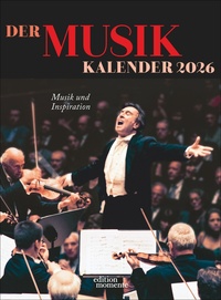 Vorderes Coverbild Der Musik Kalender Wochenkalender 2026