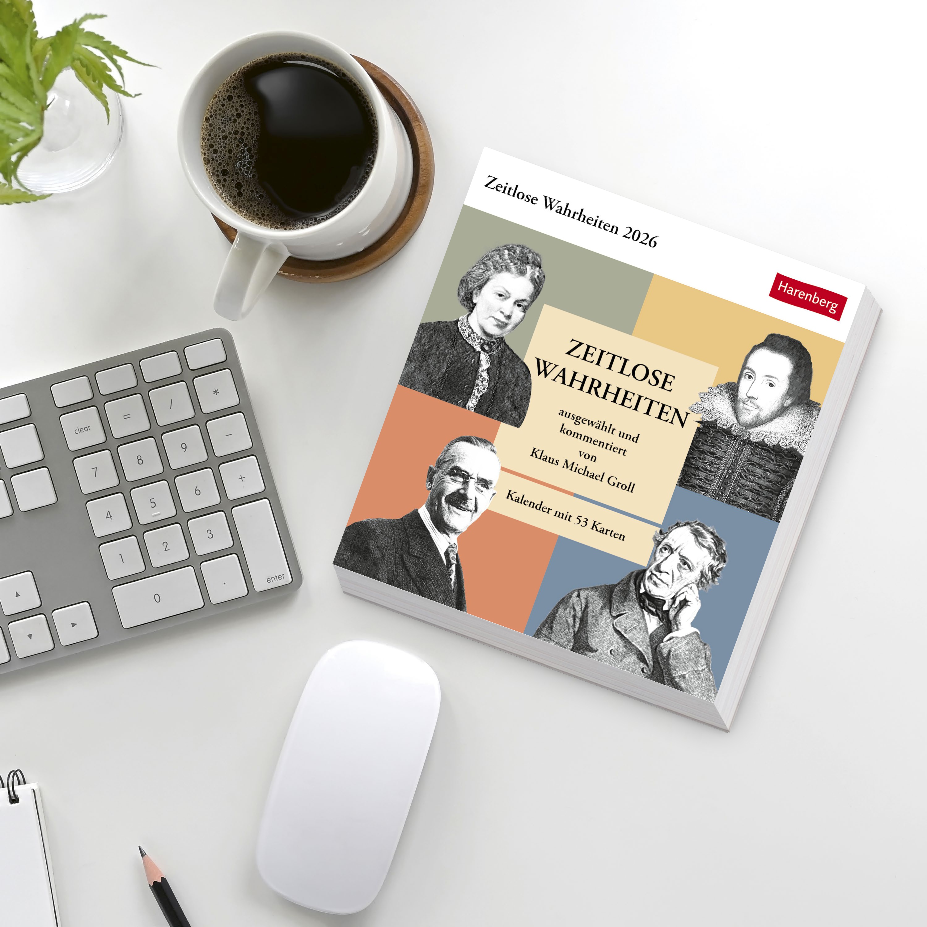 Anderes Coverbild Zeitlose Wahrheiten Postkartenkalender 2026 - Kalender mit 53 Karten, ausgewählt und kommentiert von Klaus Michael Groll