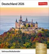 Deutschland Sehnsuchtskalender 2026 - Wochenkalender mit 53 Postkarten