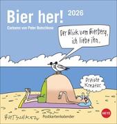 Peter Butschkow: Bier her Postkartenkalender 2026