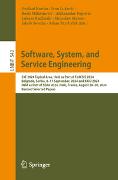 Software, System, and Service Engineering