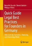 Quick Guide Legal Best Practices for Founders in Germany