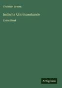 Vorderes Coverbild Indische Alterthumskunde