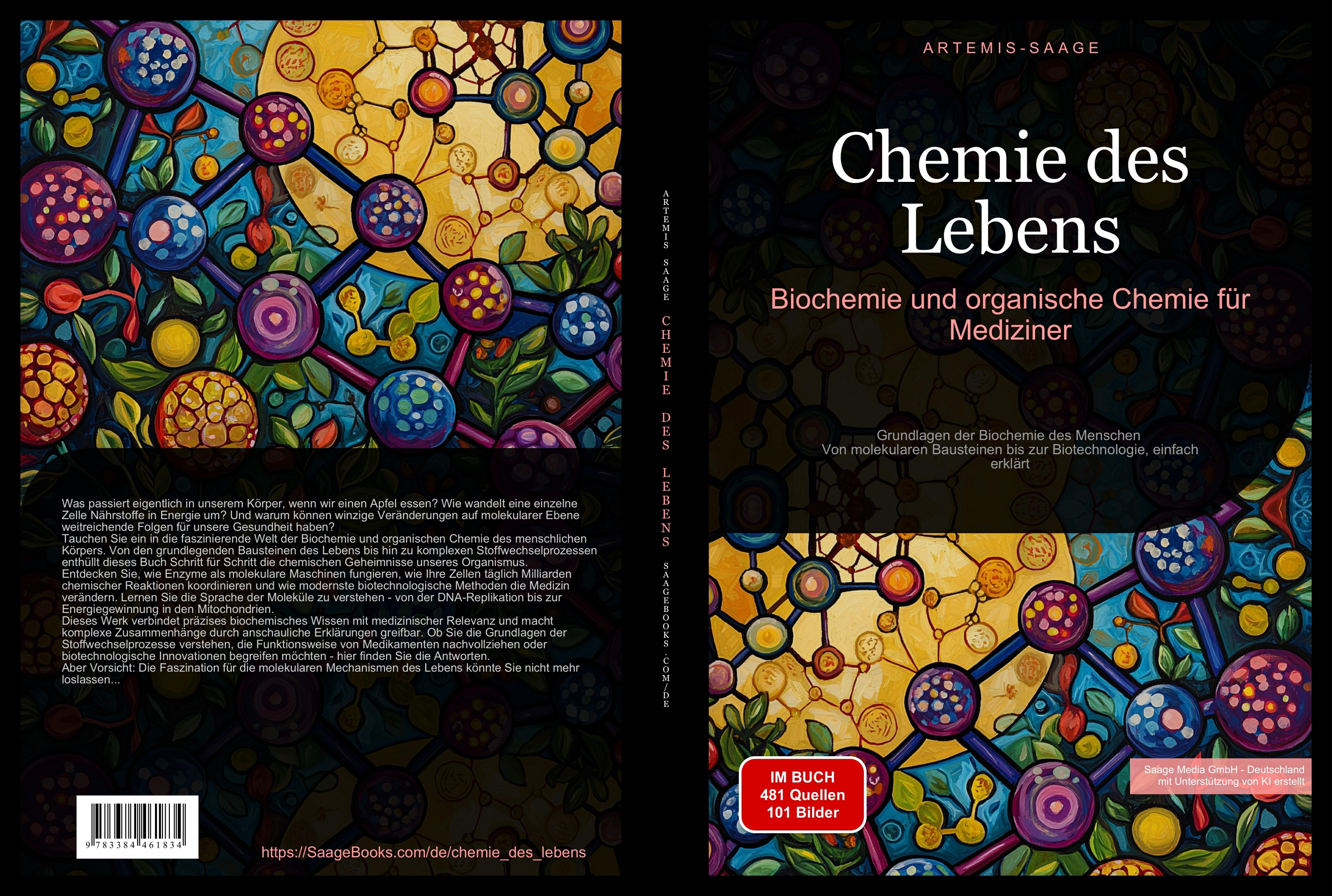 Gesamtes Coverbild Chemie des Lebens: Biochemie und organische Chemie für Mediziner
