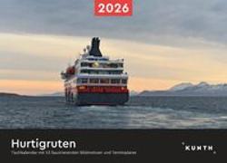 Hurtigruten - KUNTH Tischkalender 2026