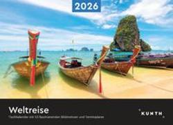 Weltreise - KUNTH Tischkalender 2026