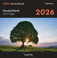 Vorderes Coverbild Deutschland - KUNTH 365-Tage-Abreißkalender 2026