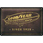 Blechschild. Goodyear / Blimp since 1925