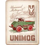 Blechschild. Daimler Truck / Unimog 1951