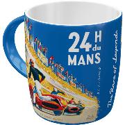 Tasse. 24h Le Mans / Racing Poster Blue