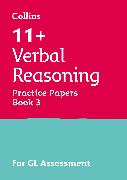 11+ Verbal Reasoning Practice Papers Book 3