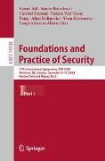 Foundations and Practice of Security