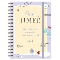 Vorderes Coverbild Mein Timer 2026 - Aufschreiben, abhaken, glücklich sein!