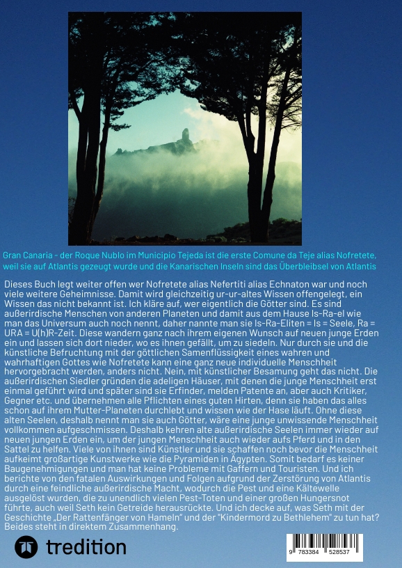 Rückseitencover Nofretete / Nefertiti / Echnaton II