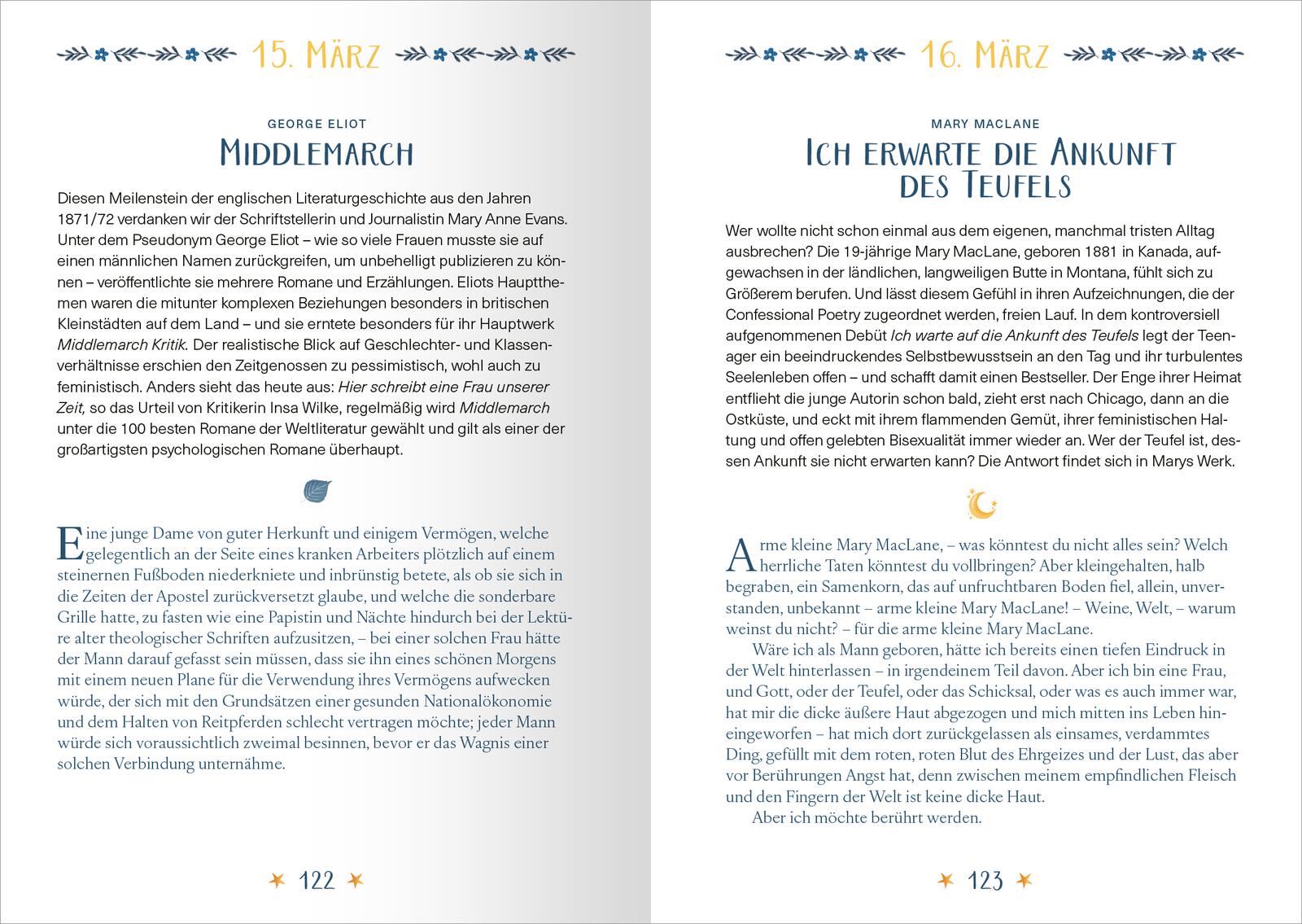 Beispielinhalt (Bild) Ein Buch für jeden Tag