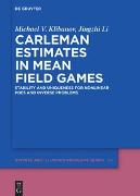 Carleman Estimates in Mean Field Games