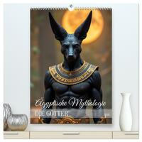 Vorderes Coverbild Ägyptische Mythologie - Götter, Helden und Monster (hochwertiger Premium Wandkalender 2026 DIN A2 hoch), Kunstdruck in Hochglanz