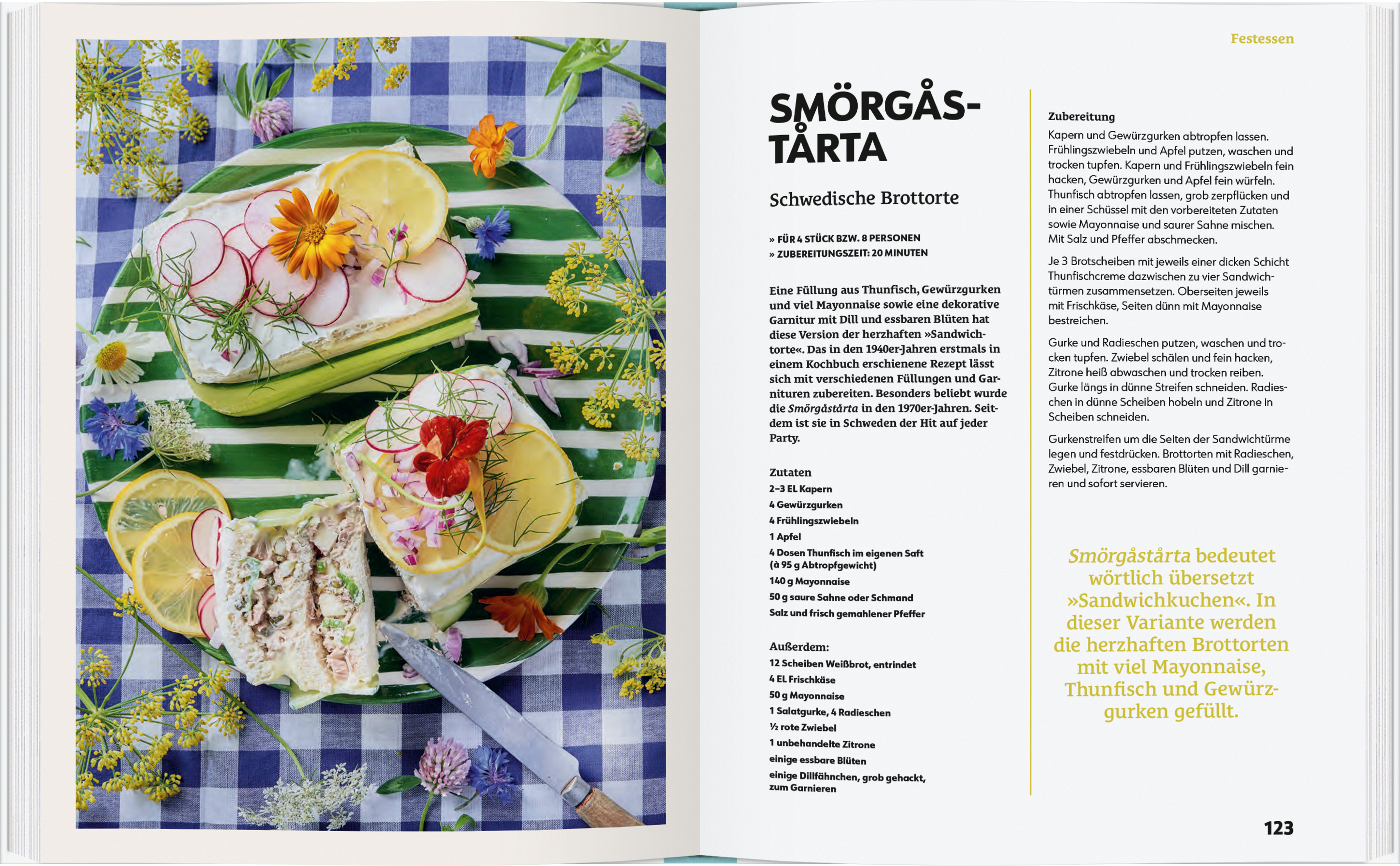 Beispielinhalt (Bild) Die besten Rezepte Schwedens