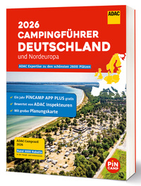 Vorderes Coverbild ADAC Campingführer Deutschland/Nordeuropa 2026