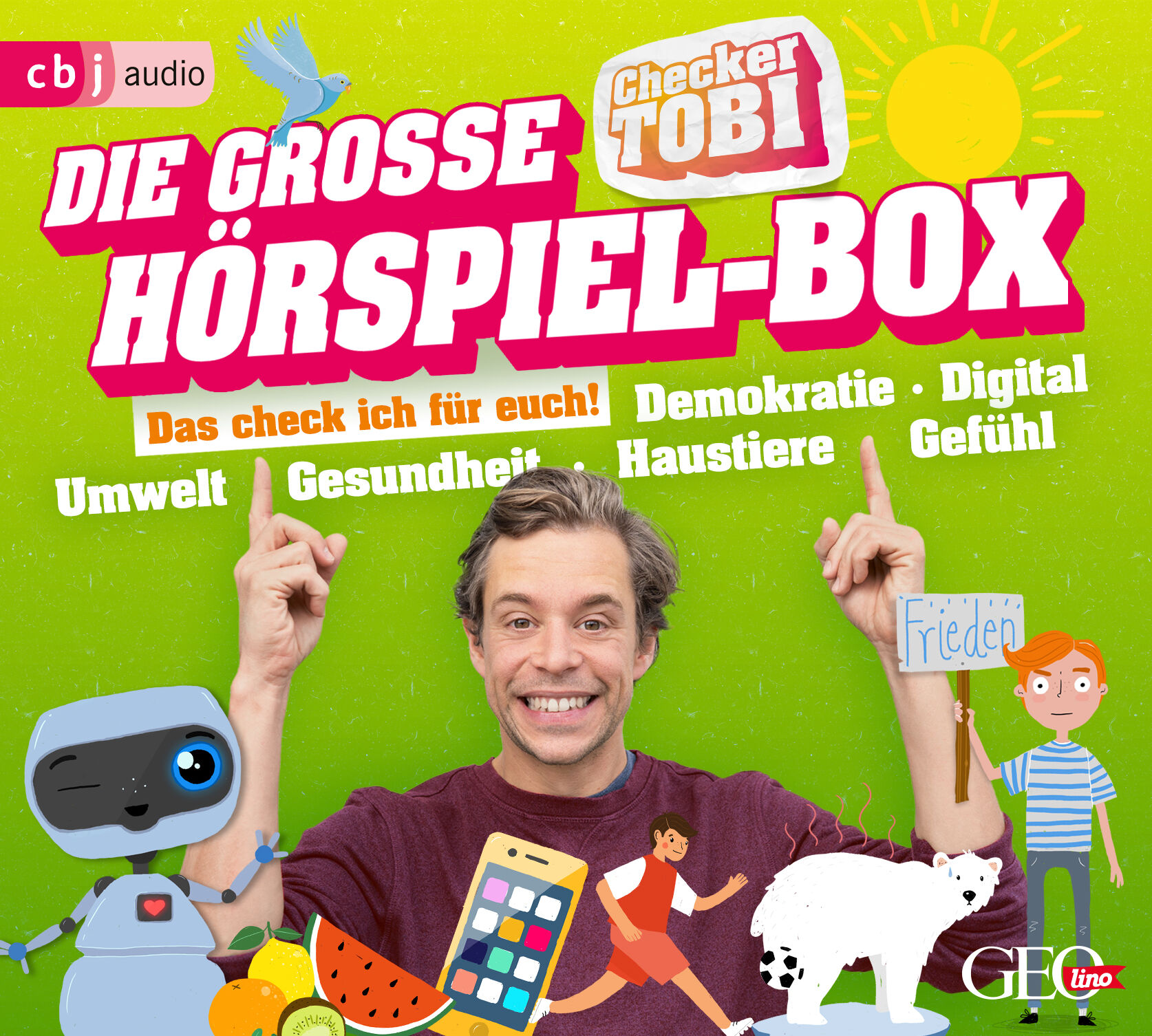 Beispielinhalt (Bild) Die große Checker-Tobi-Hörspiel-Box