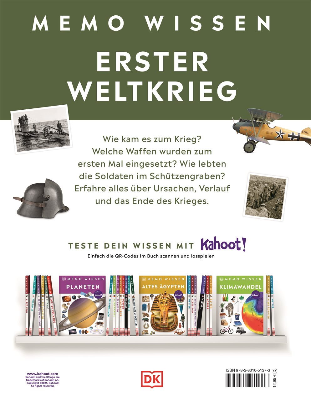 Rückseitencover memo Wissen. Erster Weltkrieg