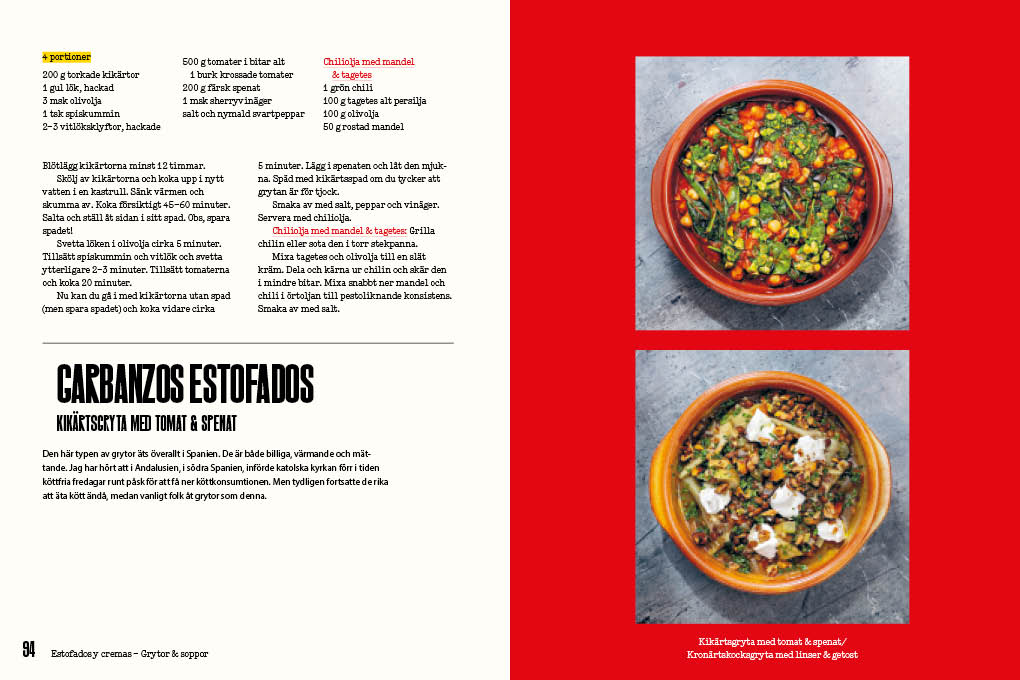 Beispielinhalt (Bild) Tapas de Verduras