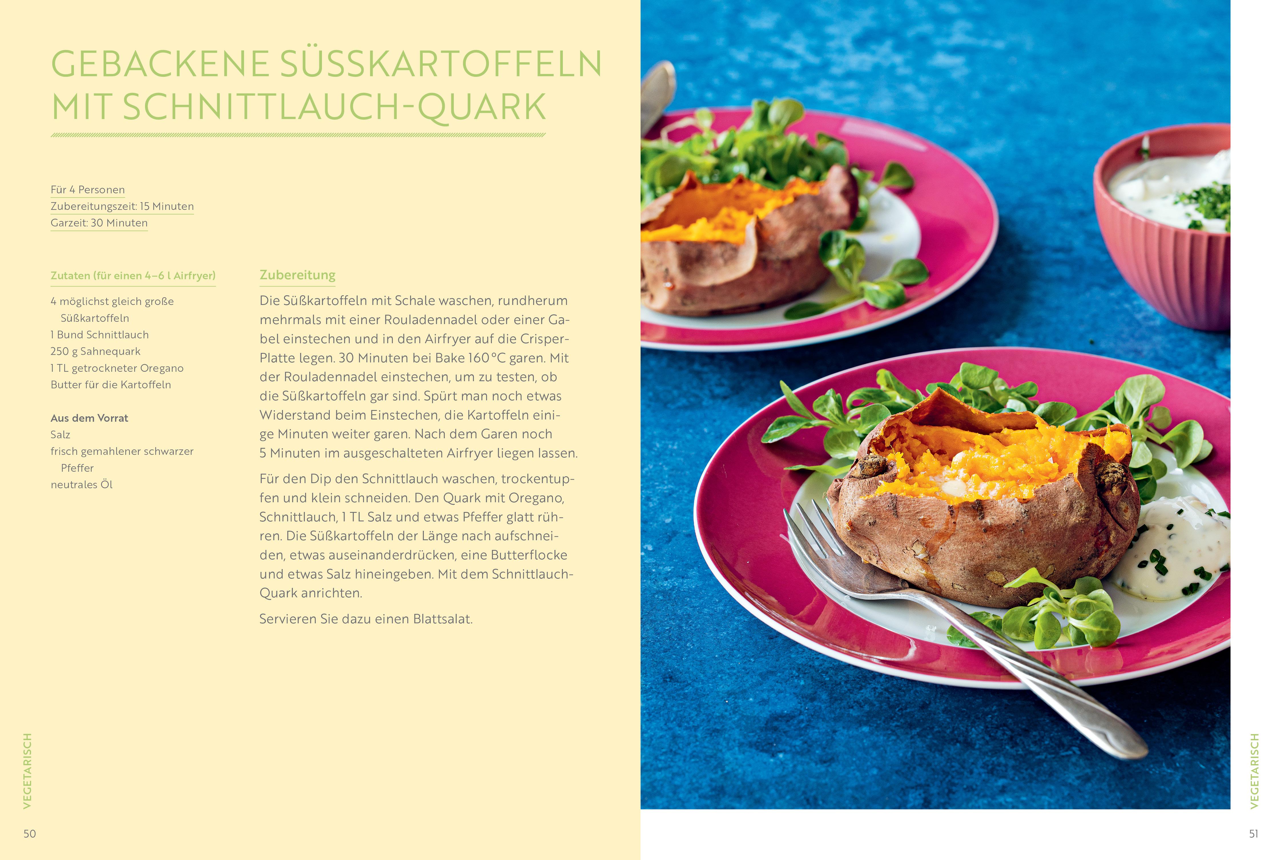 Beispielinhalt (Bild) Das große Airfryer-Familienkochbuch