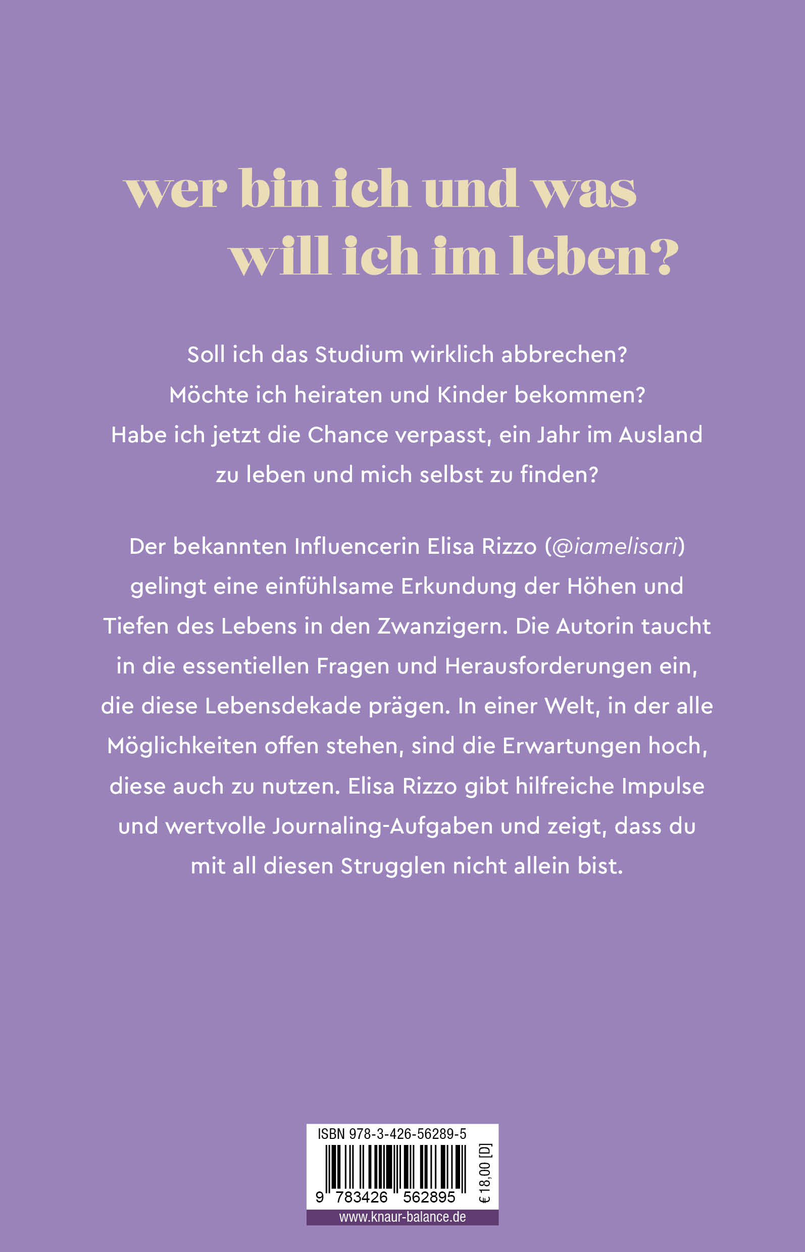 Rückseitencover Der Mensch, auf den du wartest, bist du