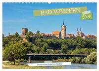 Vorderes Coverbild Bad Wimpfen - Historisches Juwel am Neckar (Wandkalender 2026 DIN A2 quer), CALVENDO Monatskalender