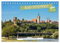 Vorderes Coverbild Bad Wimpfen - Historisches Juwel am Neckar (Tischkalender 2026 DIN A5 quer), CALVENDO Monatskalender