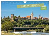 Vorderes Coverbild Bad Wimpfen - Historisches Juwel am Neckar (Wandkalender 2026 DIN A4 quer), CALVENDO Monatskalender