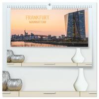 Vorderes Coverbild Frankfurt Mainhattan (hochwertiger Premium Wandkalender 2026 DIN A2 quer), Kunstdruck in Hochglanz