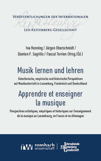 Vorderes Coverbild Musik lernen und lehren | Apprendre et enseigner la musique