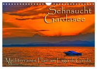 Vorderes Coverbild Sehnsucht Gardasee - Mediterranes Flair am Lago di Garda (Wandkalender 2026 DIN A4 quer), CALVENDO Monatskalender