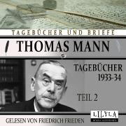 Vorderes Coverbild Tagebücher 1933-34 - Teil 2